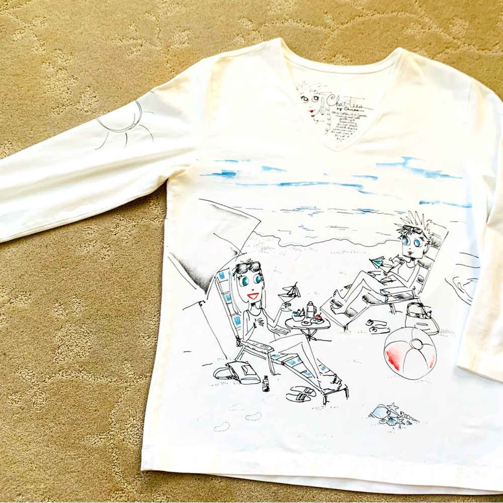Chico’s Beach’n Chat-Tee - Picture 2 of 7